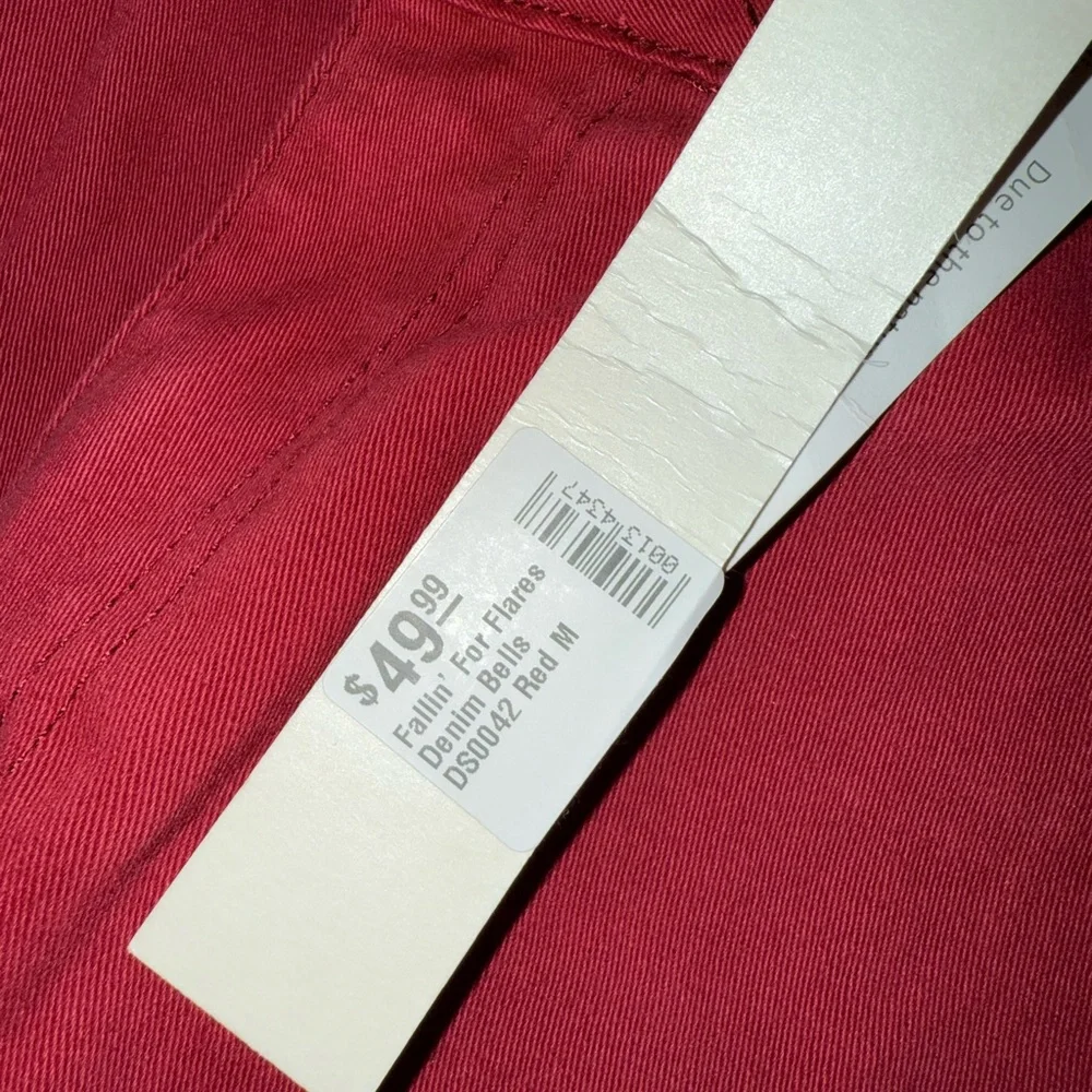 Mustard Seed Red Flare & Wide Leg Jeans - Picture 4 of 7